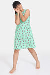 Rosaline Girls Disney Knit Cotton Knee Length Nightdress - Spring Bud — thumbnail 4